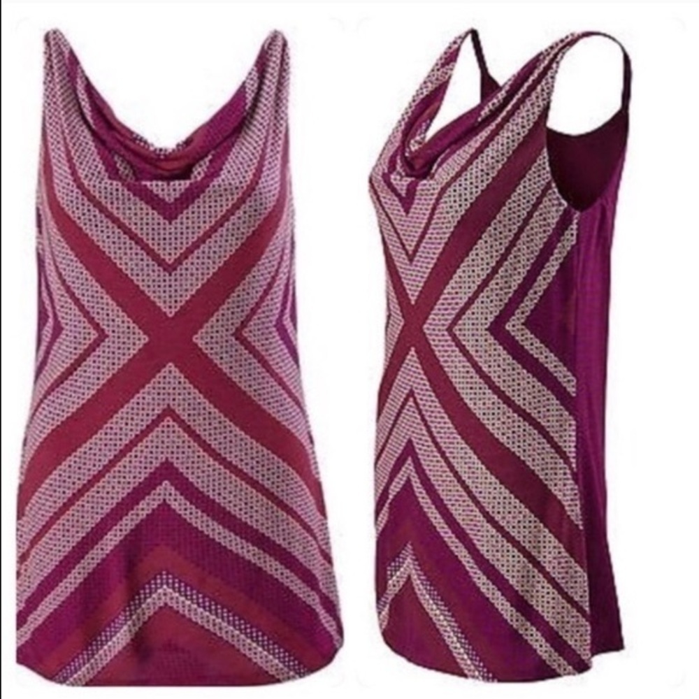CAbi‎ Printed Drape Tank Small 3084